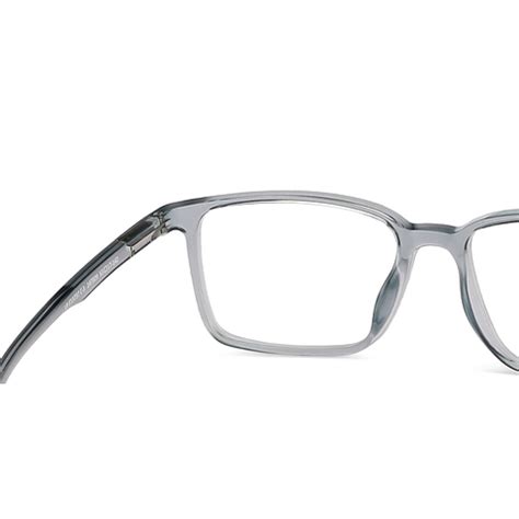 Blue Block Zero Power Screen Glasses : Gray Transparent Navy Blue Full ...