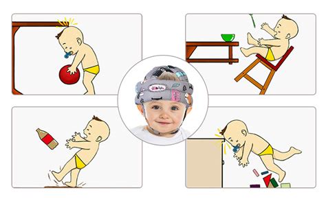 Buy GREEMITO Baby Head Protector for Safety - Adjustable Safety Helmet ...