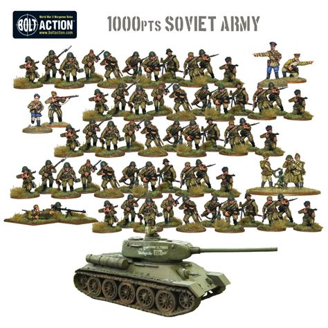 Acheter Bolt Action - Soviet Army starter Set - Jeu de figurines ...