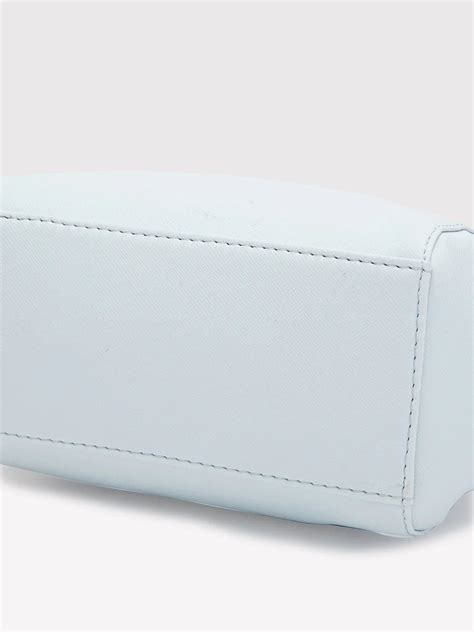 Buy Caprese Holden Small Sling Solid Faux Leather For Women Powder Blue ...