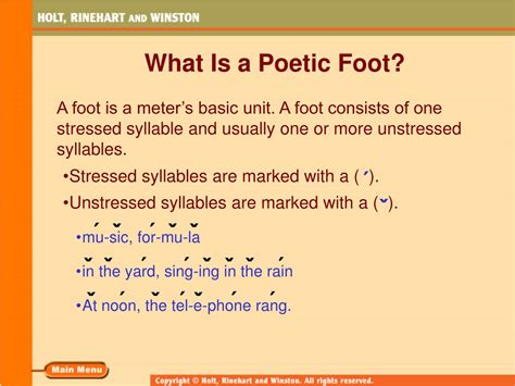 PPT - Exploring Poetic Meter, Rhythm, and Rhyme: A Literary Guide ...