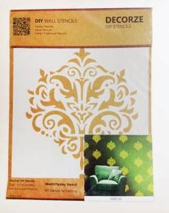 Decorze MWS-45 Motif Stencil Stencil Price in India - Buy Decorze MWS ...
