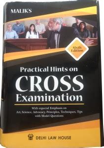 Practical Hints On Cross Examination: Buy Practical Hints On Cross ...