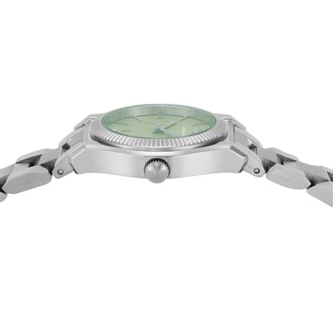 Emporio Armani Quartz Green Dial Analog Stainless Steel Women Watch AR ...