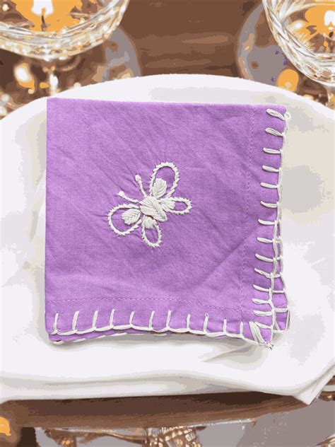 Anthophile Cocktail Napkin- Set of 2 by Inara Home – Brown Living™