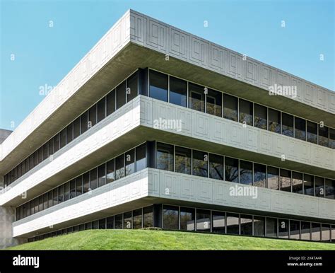 Purchase, NY – US – Apr 28, 2024 View of the PepsiCo World headquarters, a 450,000-square-foot ...
