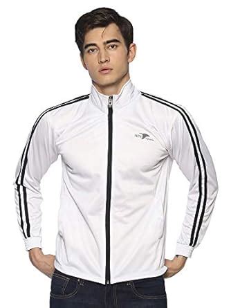 Buy HPS SPORTS Track Tops for Men's Polyester Regular Fit Solid Track ...