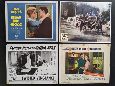 Lot - Hear Me Good, Bite the Bullet, Twisted Vengeance & Bugles In The Afternoon, Four Original ...