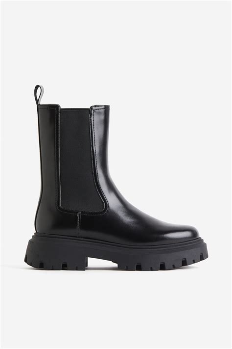 Chunky Chelsea boots - Black - Ladies | H&M IN