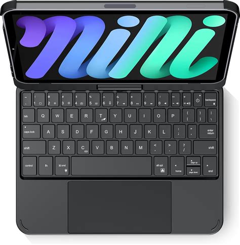 edaiser Swivel Keyboard Case for Apple iPad Mini 6th Generation 8.3 ...
