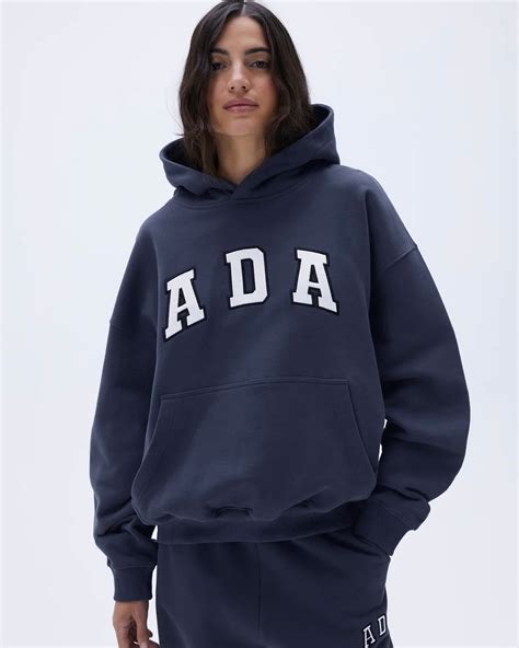 ADA Women's Oversized Blue Hoodie | Adanola