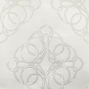 Eijffinger 342006 Mikhaila Grey Medallion Wallpaper : Amazon.in: Home ...