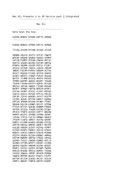 Image result for Windows XP Product Key SP2