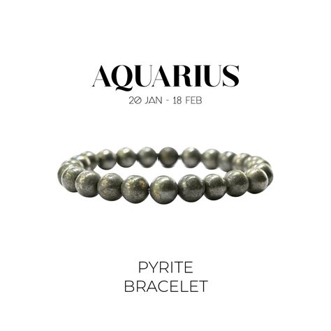 PYRITE BRACELET (कुम्भ राशि) – MYNI