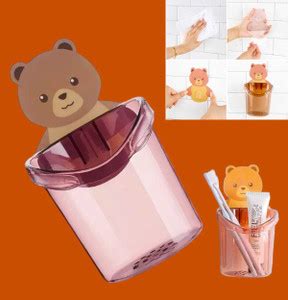 Jantrex 1 Bathroom Perforation-Free Toothpaste Stick Storage Toothbrush ...