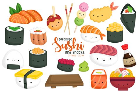 Asian Sushi Clip Art
