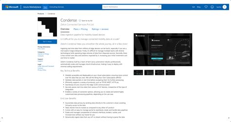 Deployment from Azure Marketplace | Condense Documentation