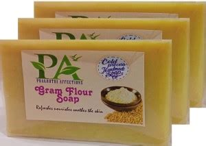 Prakruthi Affections Gram Flour cold process Handmade Soap - Price in ...