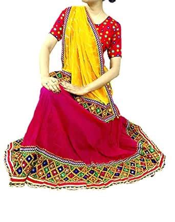 Runjhun Embroidered Chanaya Choli (Pink) : Amazon.in: Fashion