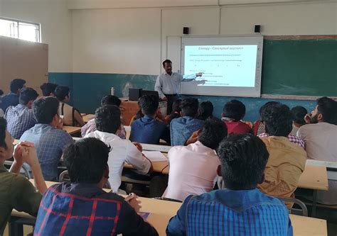 Guest Lecture on “advances in Engineering Thermodynamics” – JCT Engineering