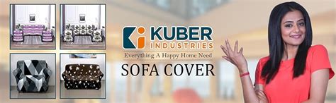 Kuber Industries Self Cotton 7 Piece 5 Seater Sofa Cover with Center ...