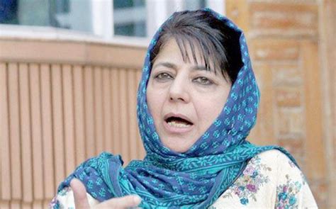 Mehbooba Mufti sworn in as first woman Chief Minister of Jammu ...
