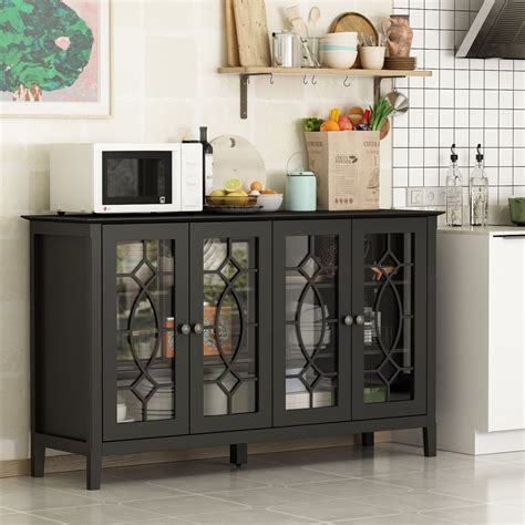 Buy FAMAPY Credenza Sideboard Buffet Cabinet with Adjustable Shelves ...