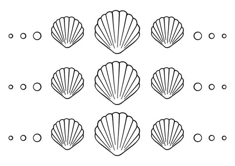Image result for Shell Heart Coloring Printable