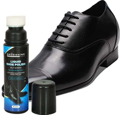 SHOESHINE Black, Neutral Lequid shoe Polish & Neutral Shiner with Black ...