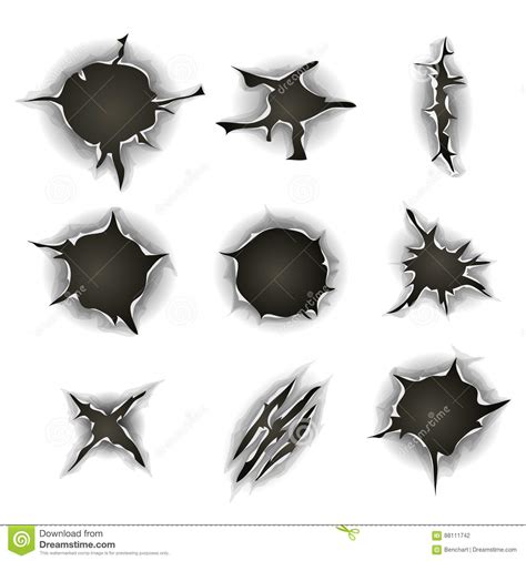 Gunshot Clip Art Paper