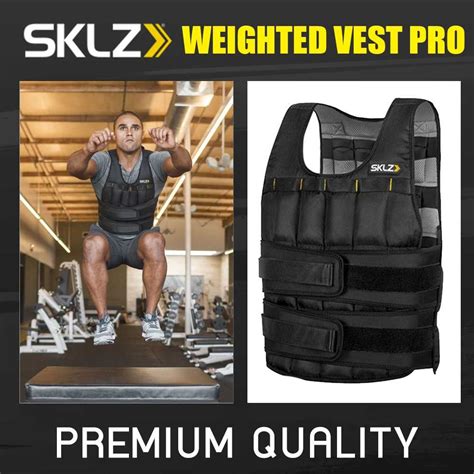SKLZ Weighted Vest Pro 20lbs.ชุดถ่วงน้ำหนักสูงสุด9กิโลกรัม | LINE SHOPPING