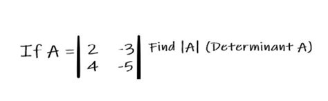 If A =| | 3| 2 -3 Find |A| (Determinant A) 4 - Brainly.in