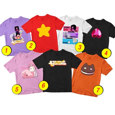 Steven Universe T-Shirt Merch - 3 Pack Tee Shirts Bundle | Inspire Uplift