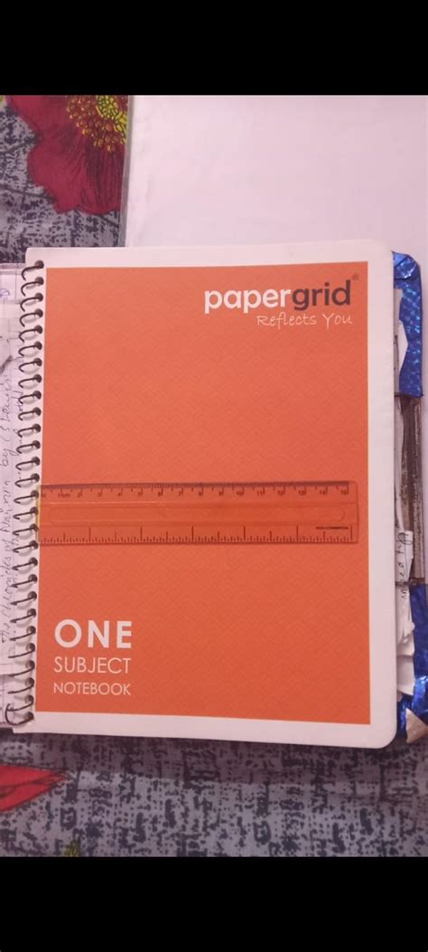 papergrid Spiral Notebook - Single Line (Ruled), 1 Subject, 24 X 18 cm ...
