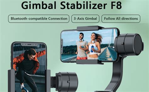 Elevea Gimbal Stabilizer for Smartphone Android Cell Phone 3-Axis ...