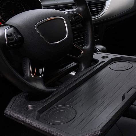 Buy HOOTURB Upgraded Version Steering Wheel Table Tray Two-Sided Car ...