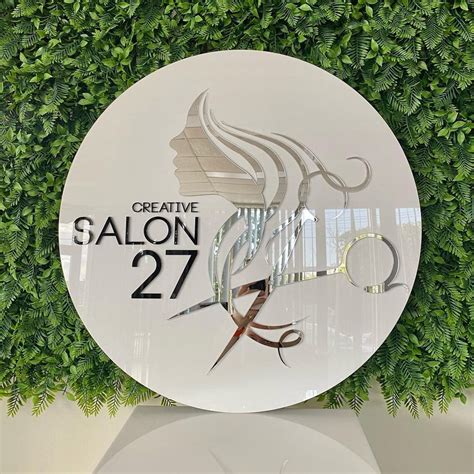 STUDPEEK Customized Beauty Salon Name Board Shop Name Display Plate ...