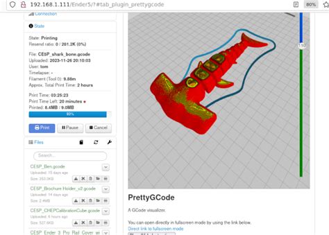 PrettyGCode with mutiple printers - Plugins - OctoPrint Community Forum