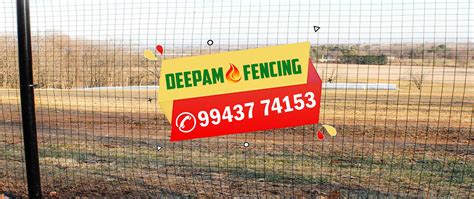Top GI Wire Fencing Contractors in Chennai | Deepam Fencing Contractors