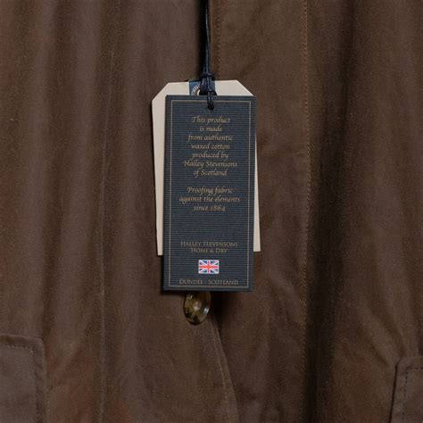 Buy 720$ BARACUTA G10 Winter Trench Coat Brown Wax Cotton by Stevensons ...