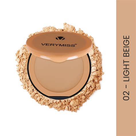 Natural Glow Compact Powder - 02 Light Beige – Verymiss Cosmetics