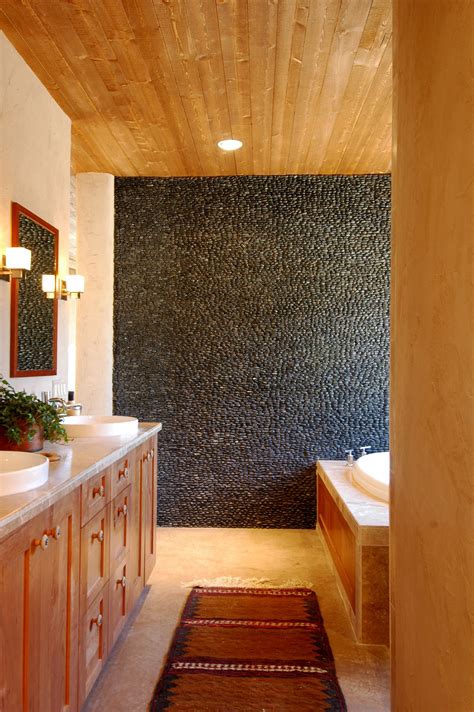 Black Pebble Shower Floor Tile at Dominique Beede blog
