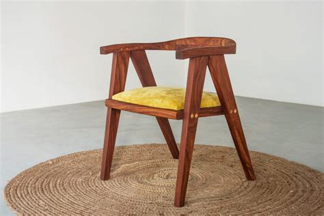 Buy Accent Rosewood Cushioned chair – solidbench