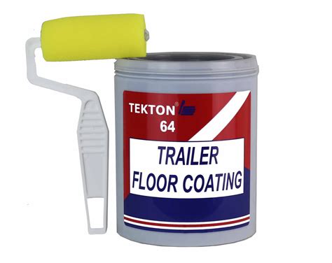 TEKTON 64 Solid Paint Trailer Floor Coating Grey 1 Quart - Walmart.com