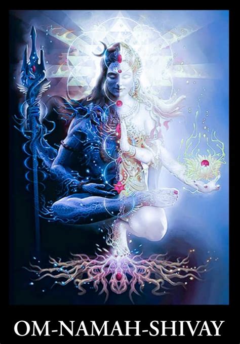 ARAkri - Lord Shiva Parvati Ardhnarishwar Frame Poster For wall ...