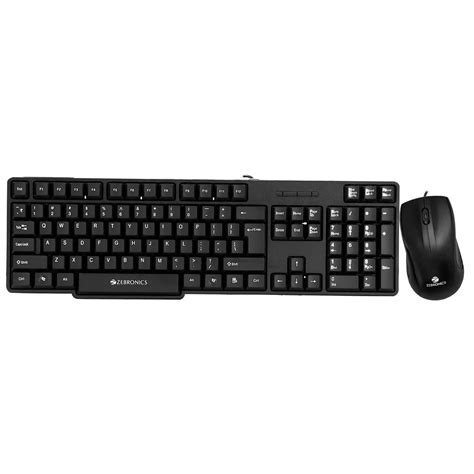 ZEBRONICS WIRED KEYBOARD & MOUSE COMBO – RECYCLEKART