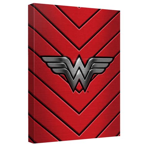 Trevco Jla/WW Emblem Canvas Wall Art with Back Board : Amazon.in: Home ...