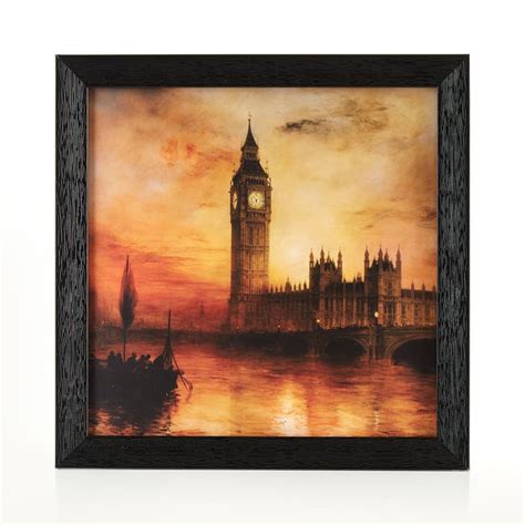 Buy Corsica Aura Clock Tower Picture Frame - 35x35cm from Corsica by ...