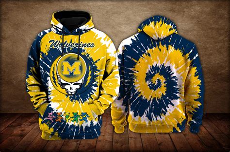 Michigan Wolverines and Grateful Dead hoodie PT21669 – JORDANSDESIGN.COM