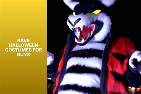 Top Rave Halloween Costumes For Guys: Get Your Party Started